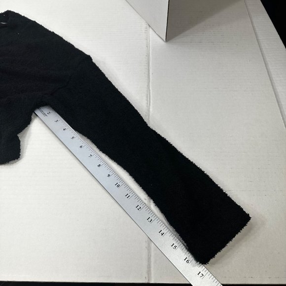 2 Piece Wild Fable Women's XL Black Crop Sweater And Light Blue Ribbed T-Shirt - Picture 11 of 16